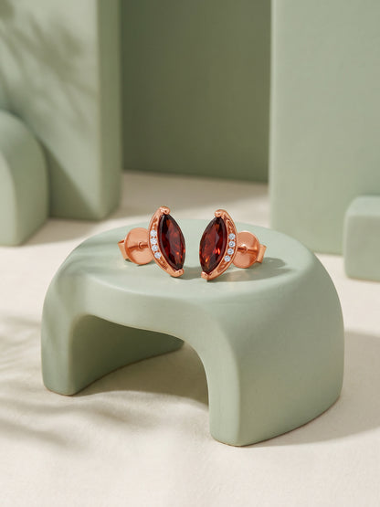 Rose Gold Erythros Studs