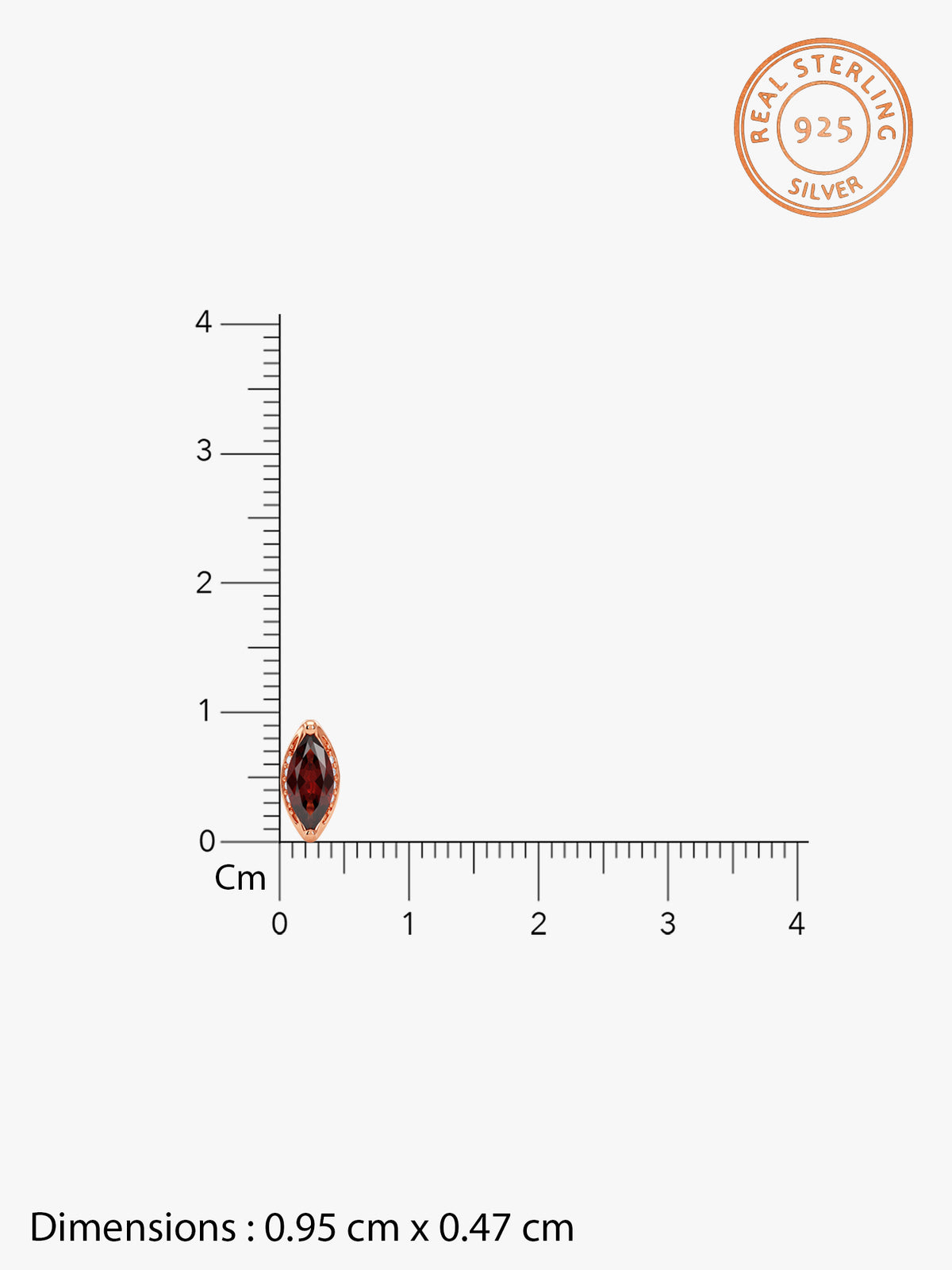Rose Gold Erythros Studs