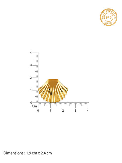Golden Classic Shell Earrings