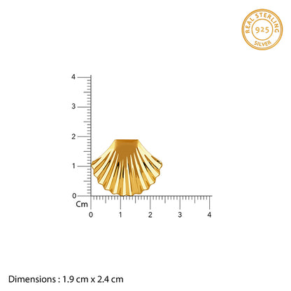 Golden Classic Shell Earrings