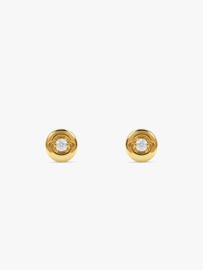 Golden Lunelle Studs