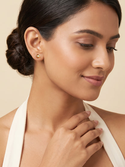 Golden Lunelle Studs