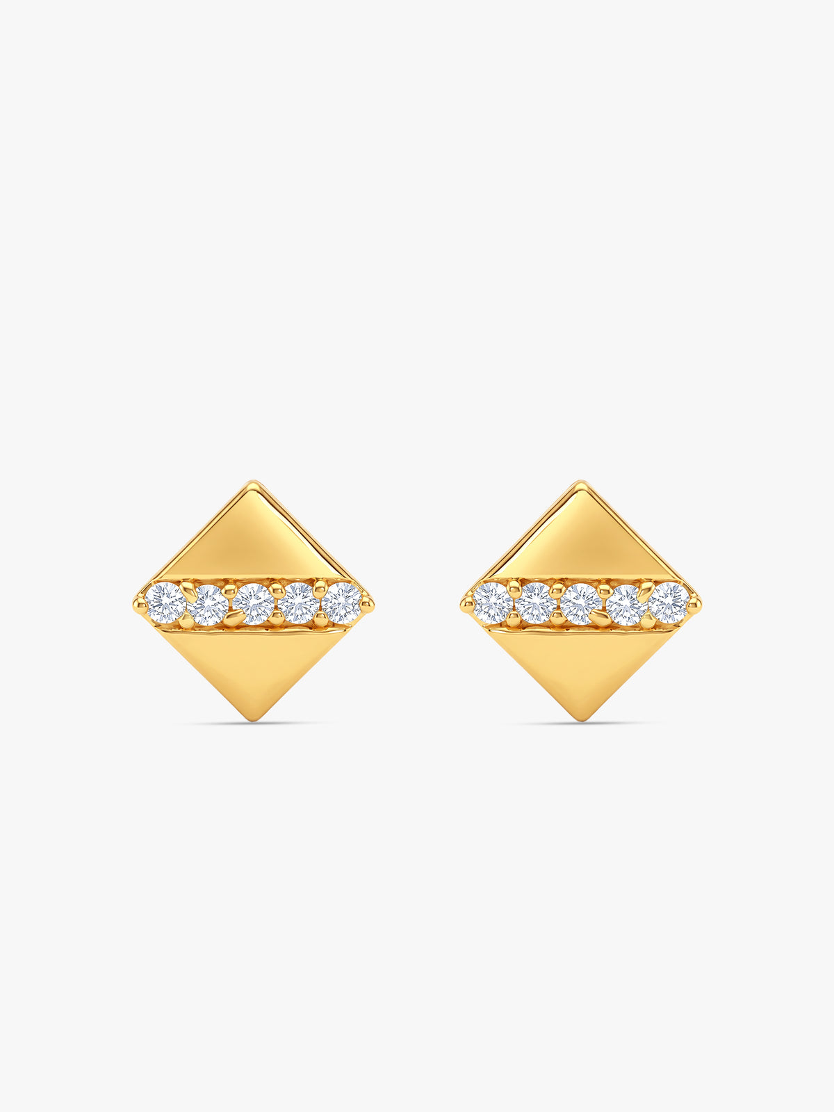 Golden Radiant Bloc Studs
