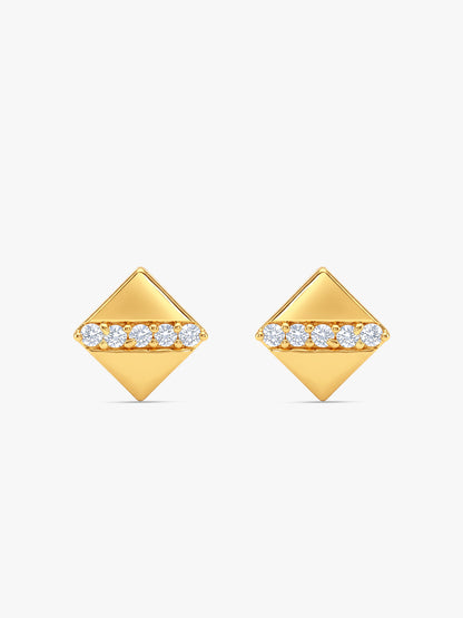 Golden Radiant Bloc Studs