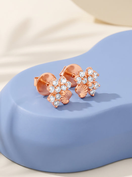 Rose Gold Lilou Studs
