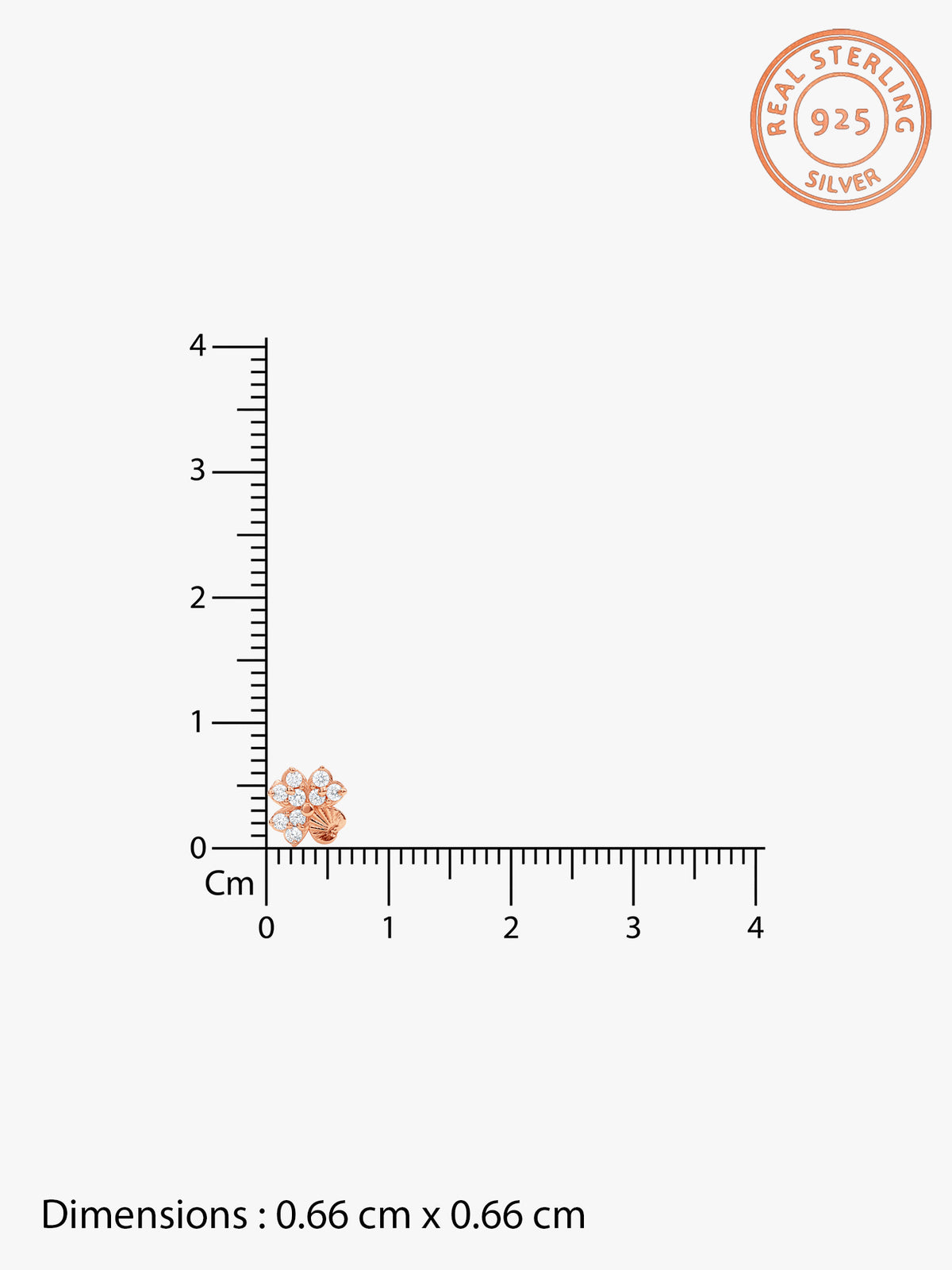 Rose Gold Lilou Studs