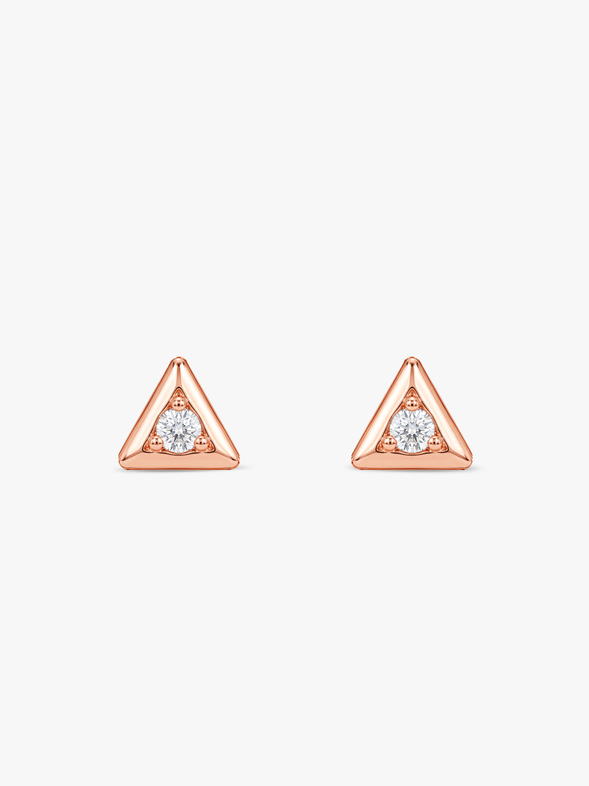 Rose Gold Prismora Studs