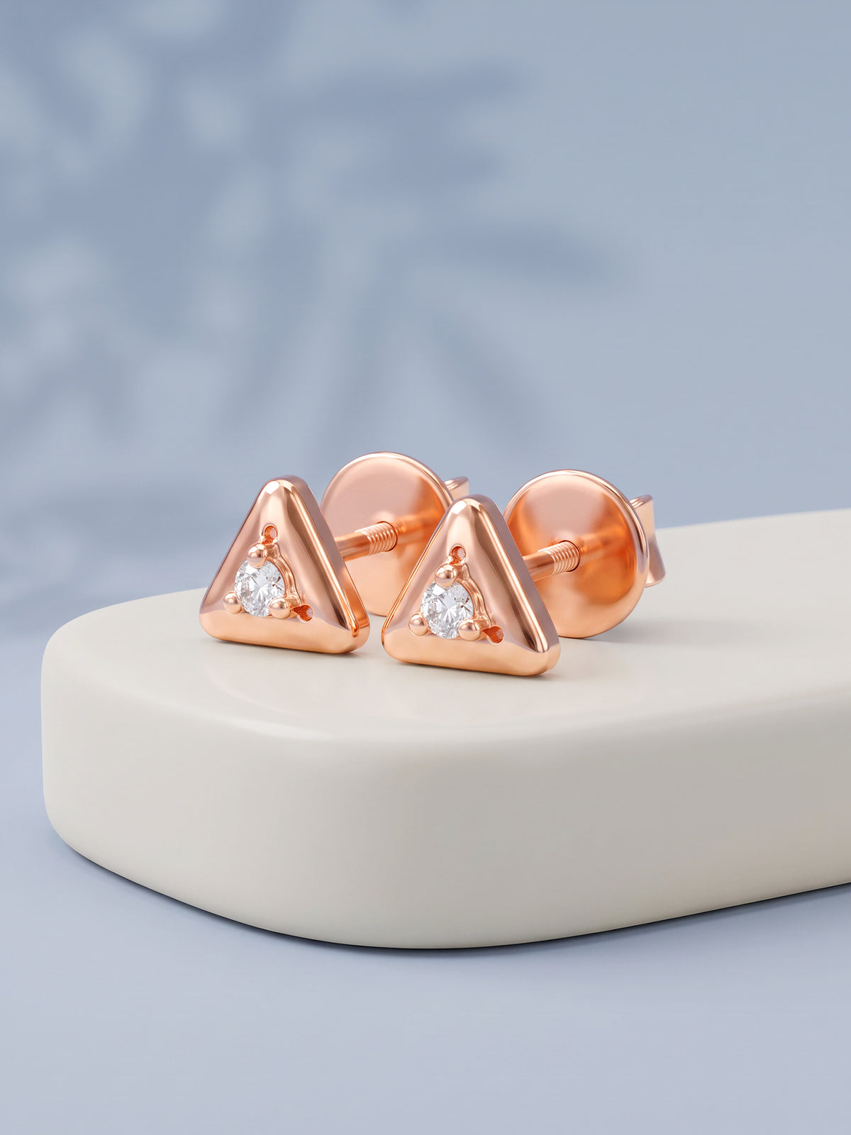 Rose Gold Prismora Studs
