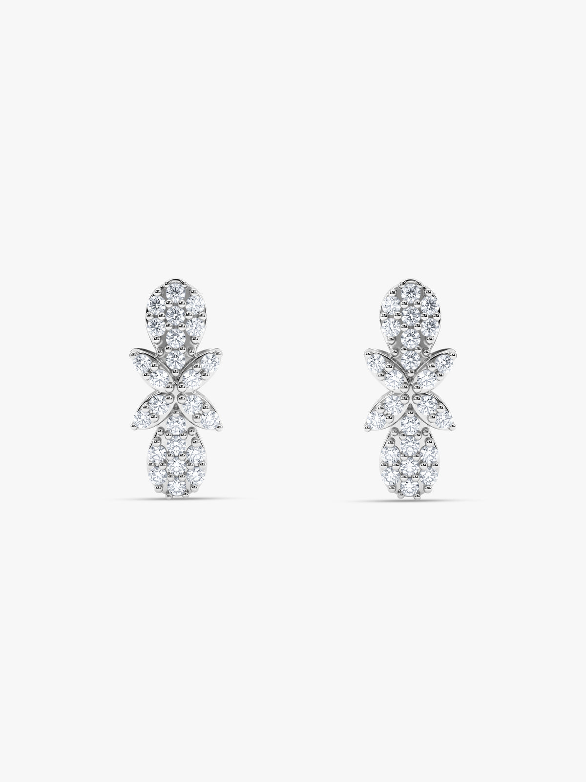 Silver Divine Aura Studs