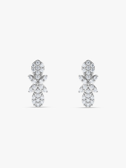 Silver Divine Aura Studs