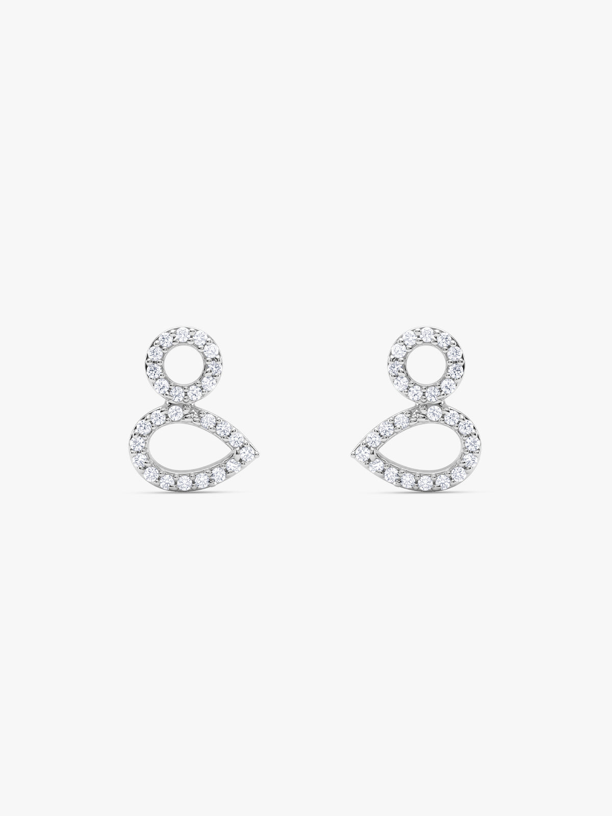 Silver Laurel Leaf Earrings
