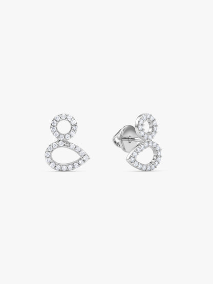 Silver Laurel Leaf Earrings