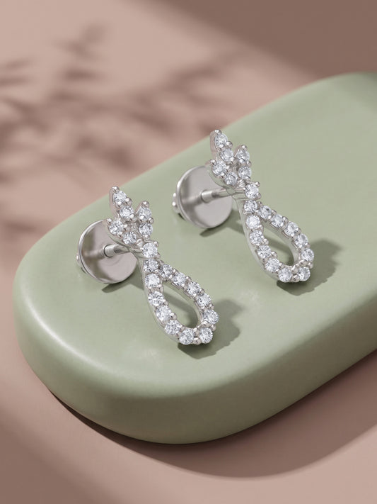Silver Cadence Drop Earrings