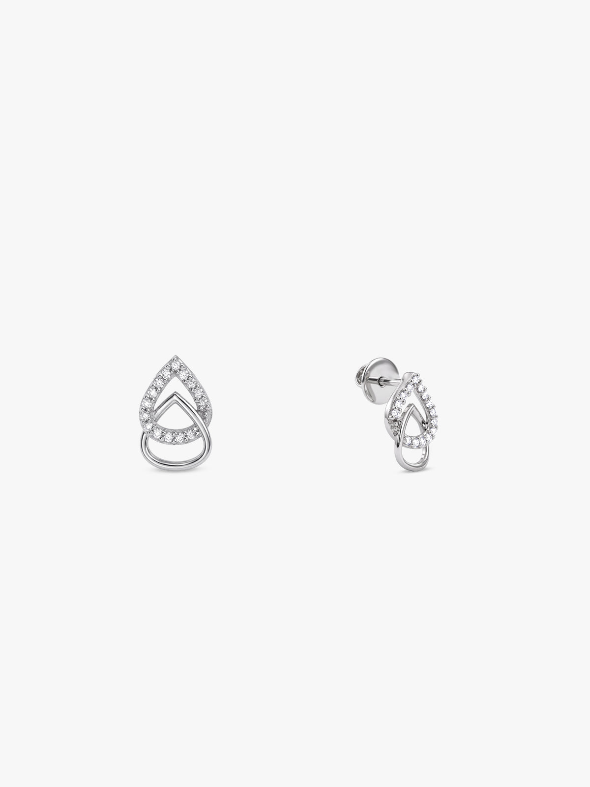 Silver Linden Earrings