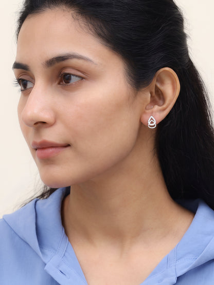 Silver Linden Earrings