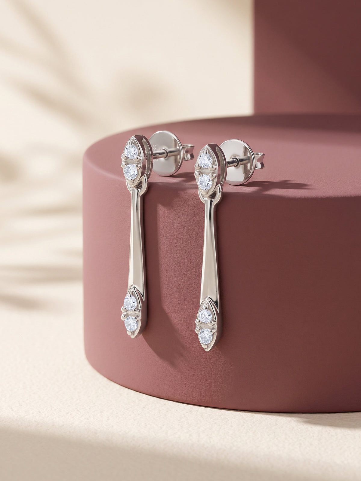 Silver Elisia Earrings