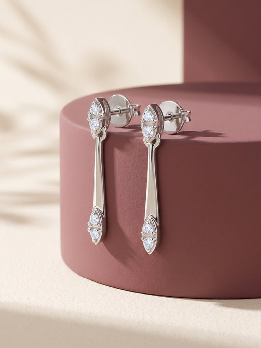 Silver Elisia Earrings