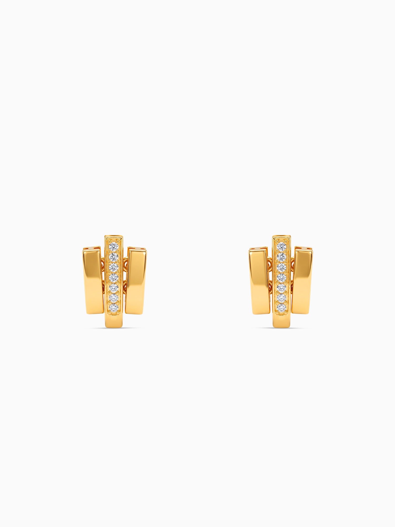 Golden Dash Spark Earrings