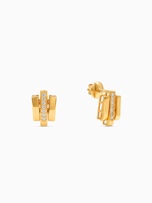 Golden Dash Spark Earrings