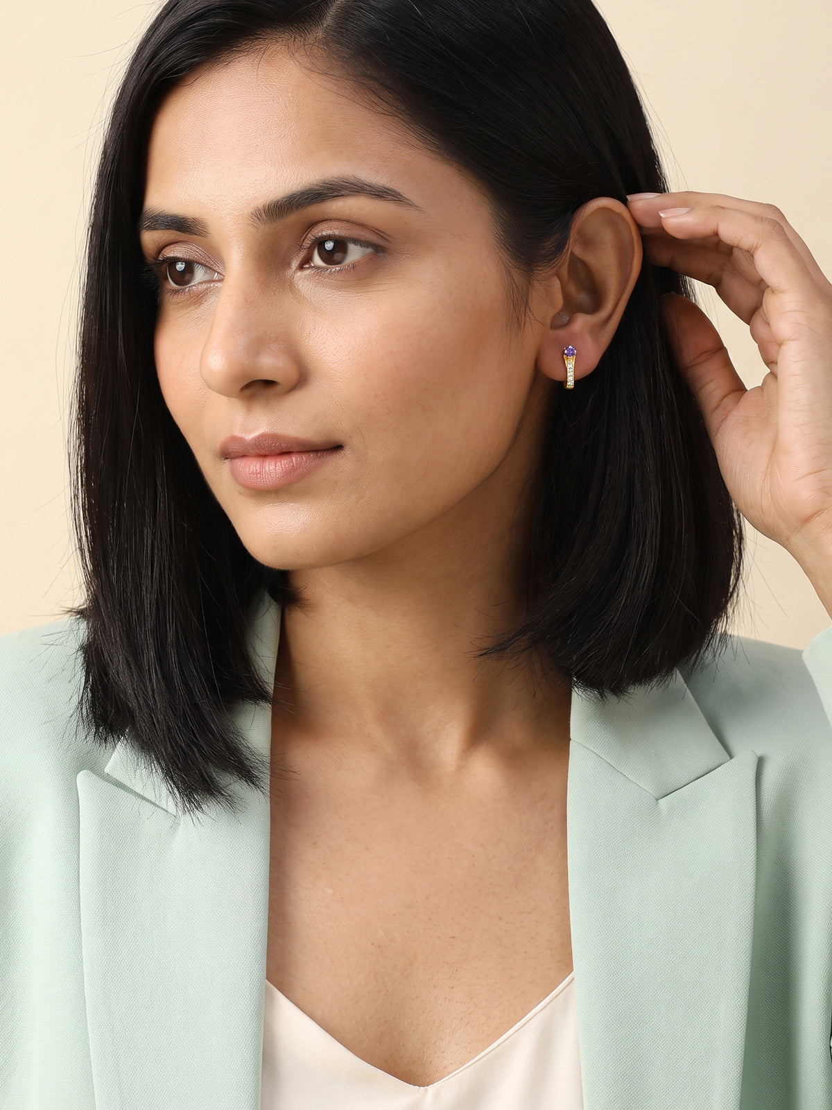 Golden Syrina Earrings