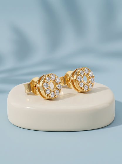 Golden Severine Studs