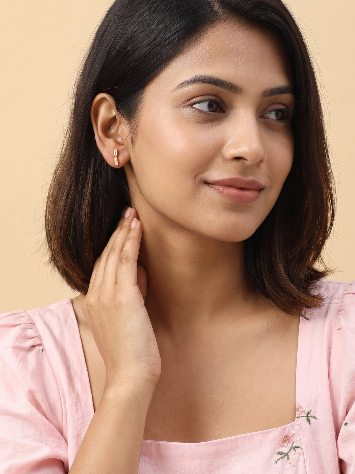 Golden Acantha Studs