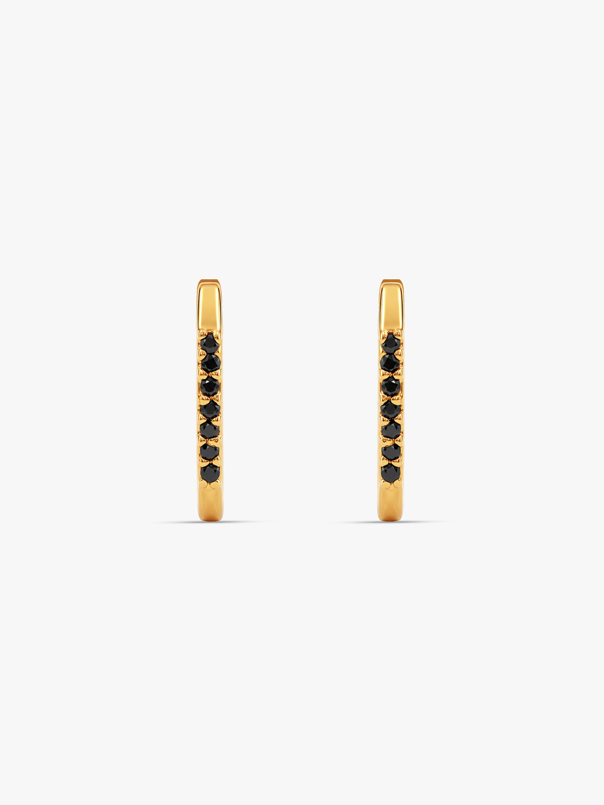 Golden Viona J-Hoop Earrings