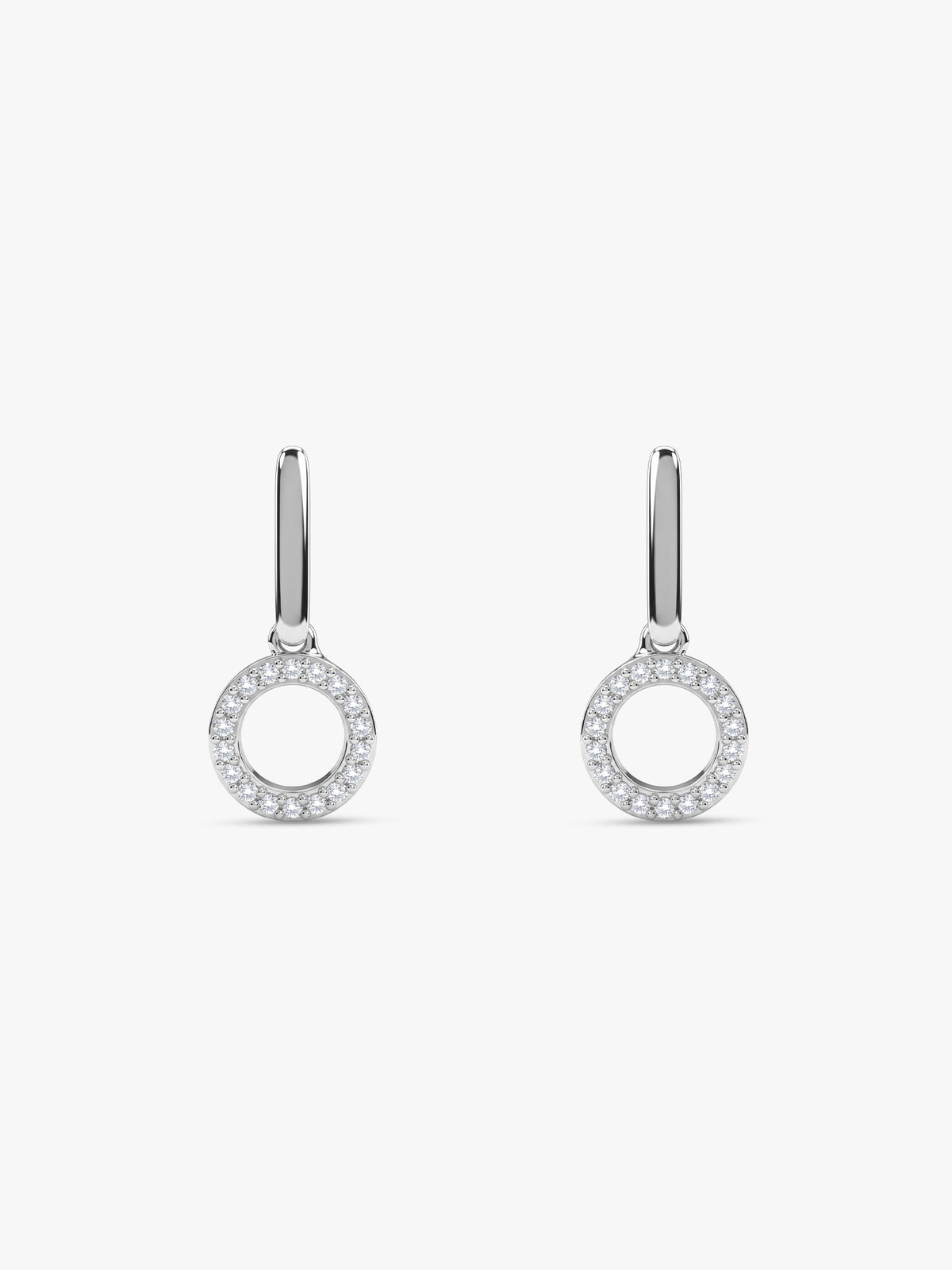 Silver Stellar Pendulum Drop Earrings