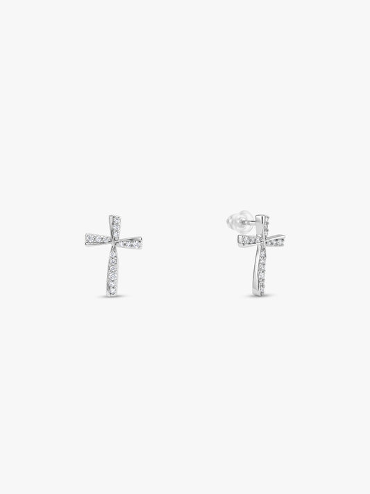Silver Christina Radiance Earrings