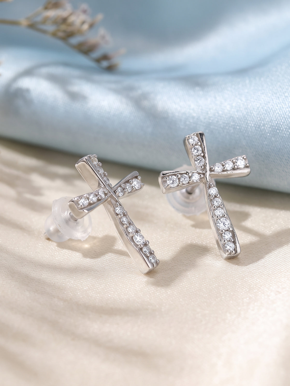 Silver Christina Radiance Earrings