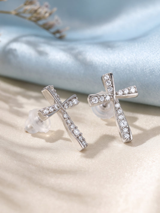 Silver Christina Radiance Earrings