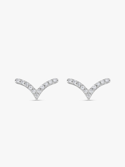 Silver Averon Studs