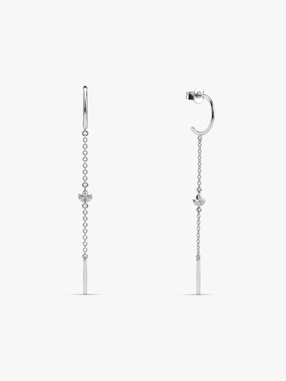 Silver Isabella Earrings