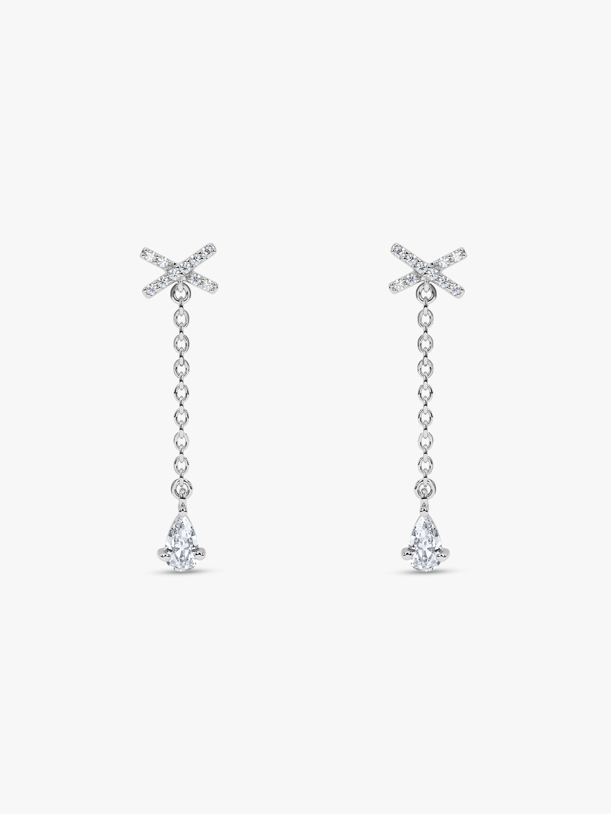 Silver Lilia Drop Earrings