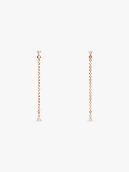 Rose Gold Celina Danglers