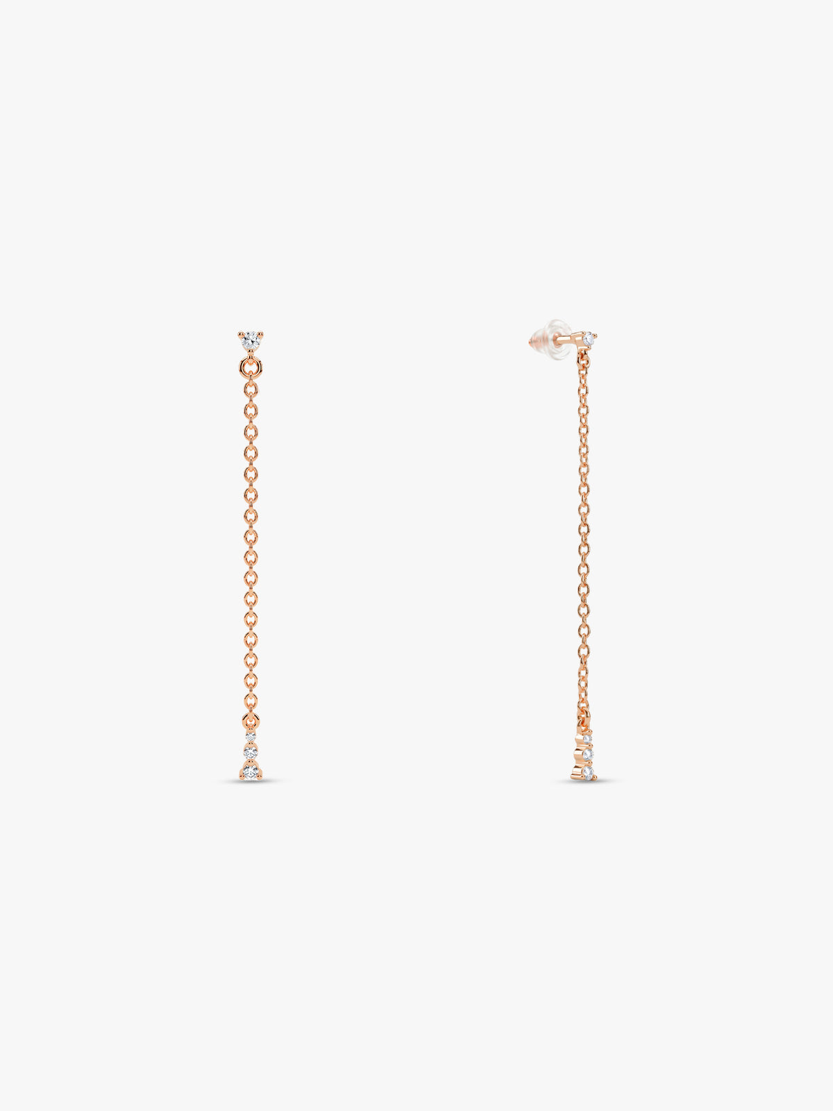 Rose Gold Celina Danglers