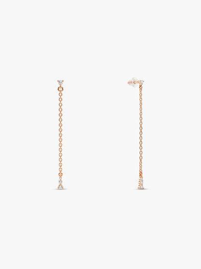 Rose Gold Celina Danglers