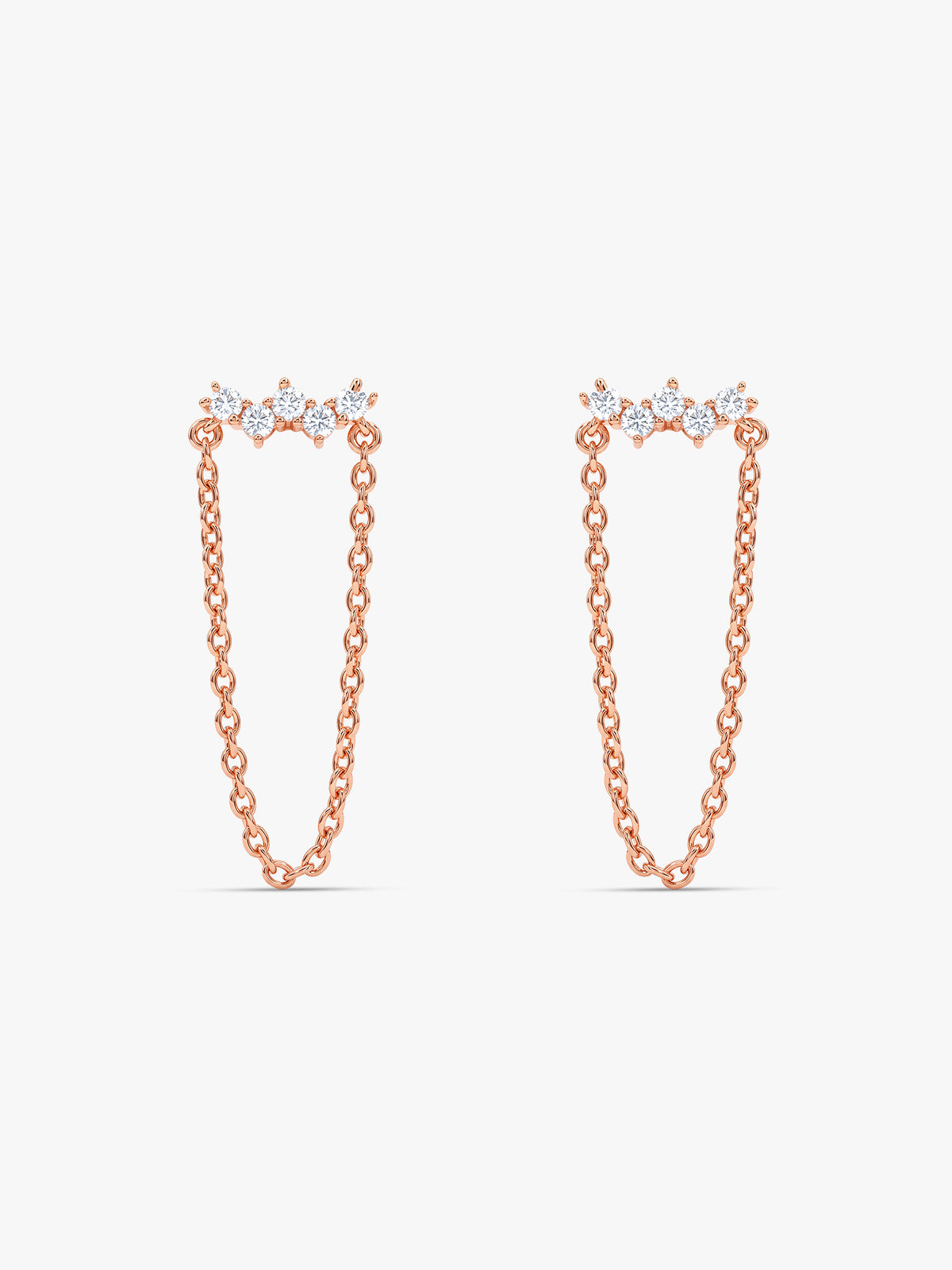 Rose Gold Cielle Earrings