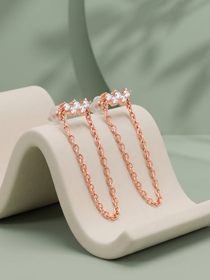 Rose Gold Cielle Earrings