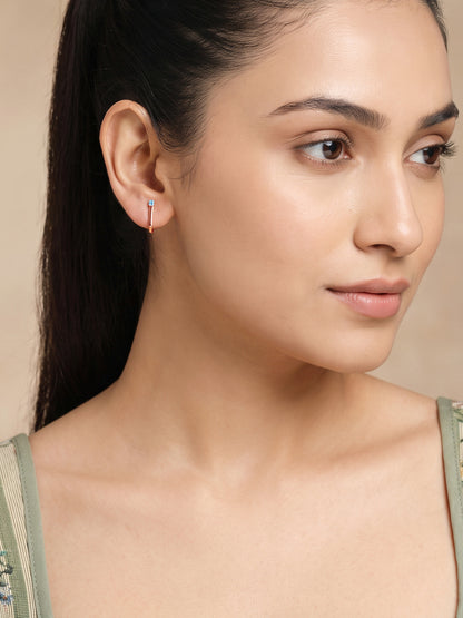 Rose Gold Oceara Hoop Earrings