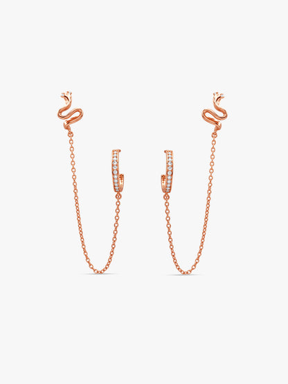 Rose Gold Ophira Earrings