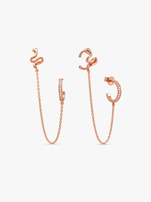 Rose Gold Ophira Earrings