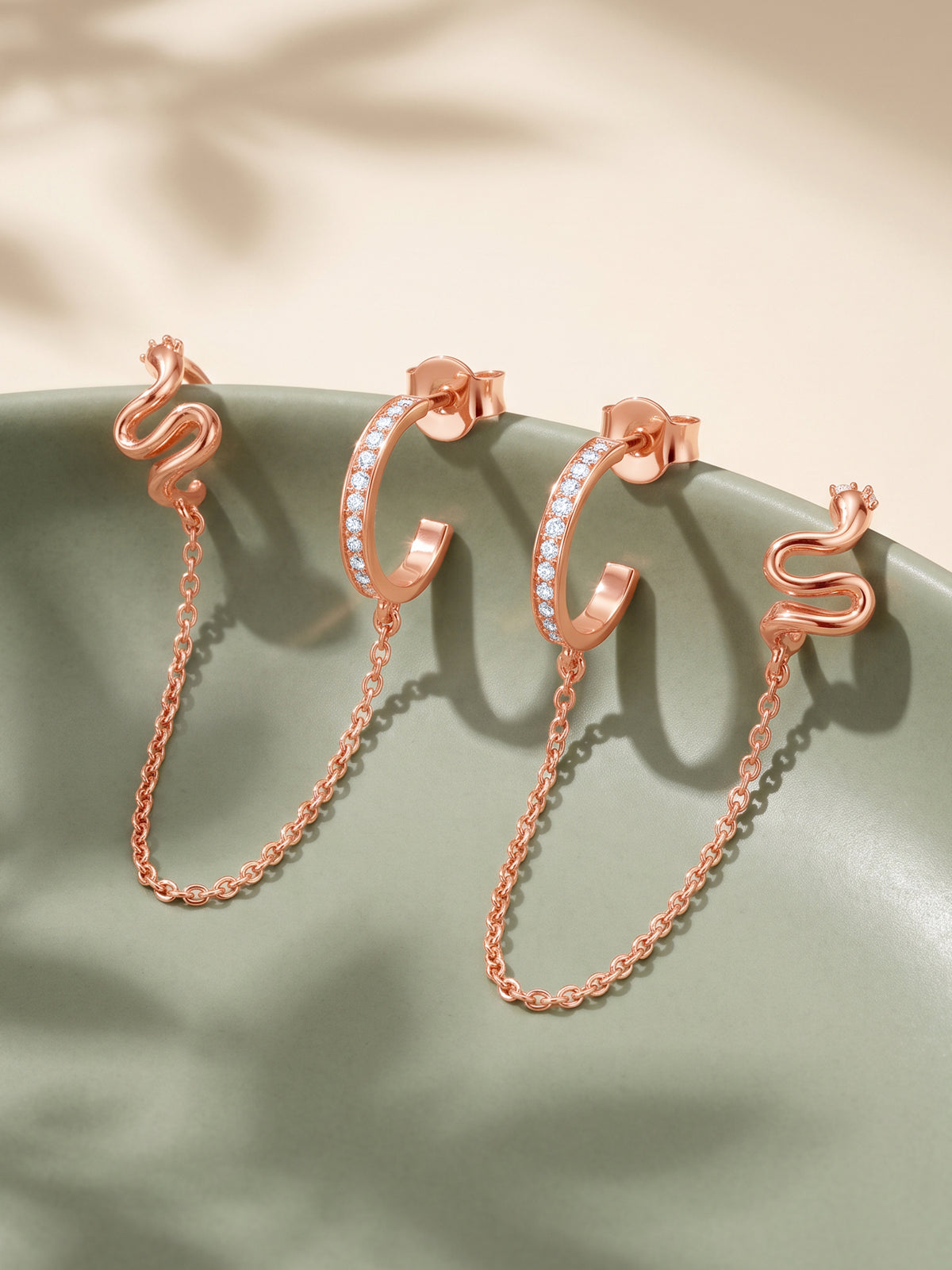 Rose Gold Ophira Earrings
