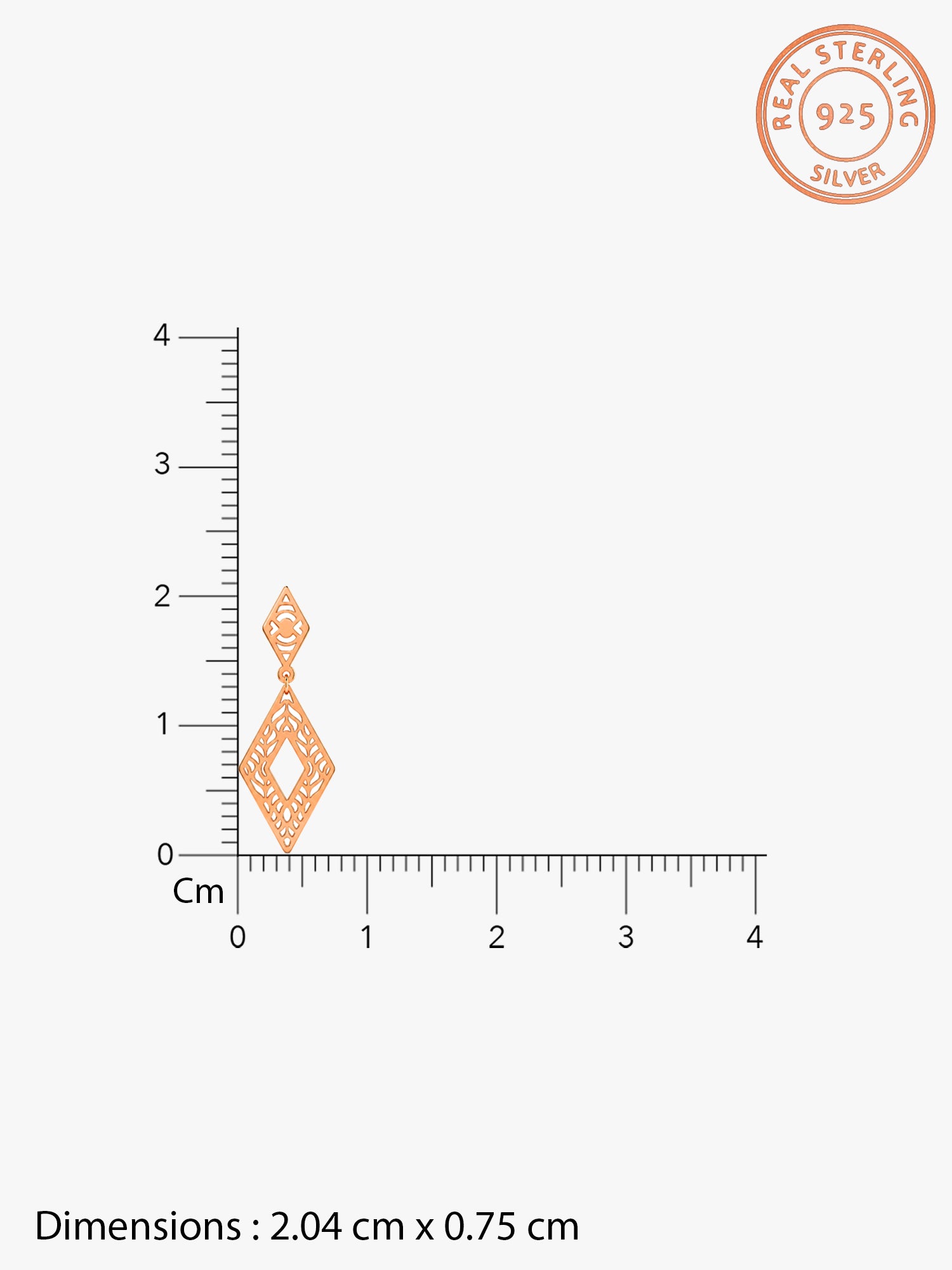 Rose Gold Eulalie Earrings