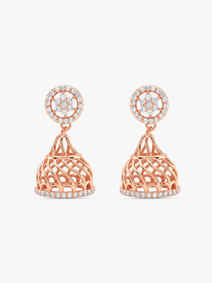 Rose Gold Mehr Jhumka