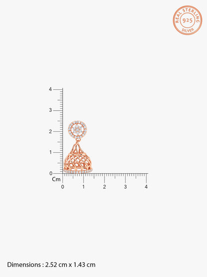 Rose Gold Mehr Jhumka