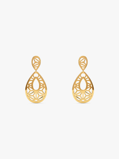 Golden Elarienne Earrings