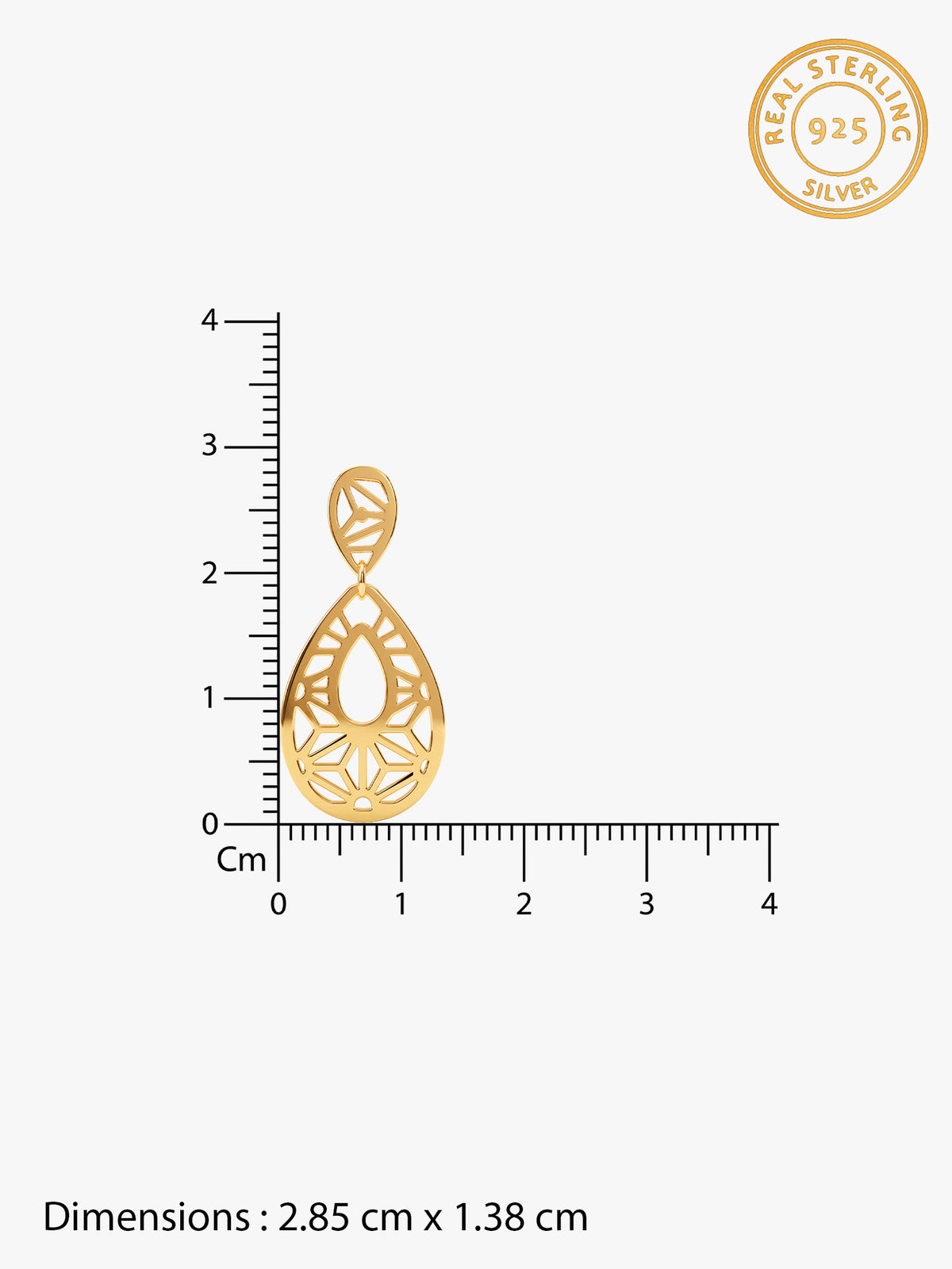 Golden Elarienne Earrings