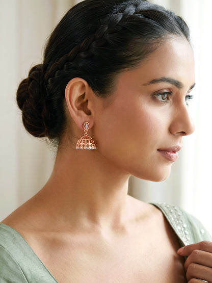 Rose Gold Inayat Jhumka