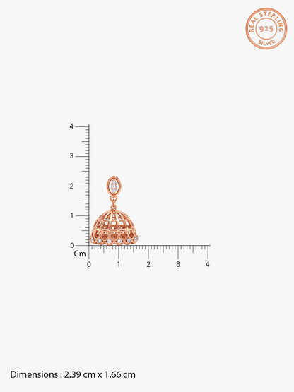 Rose Gold Inayat Jhumka